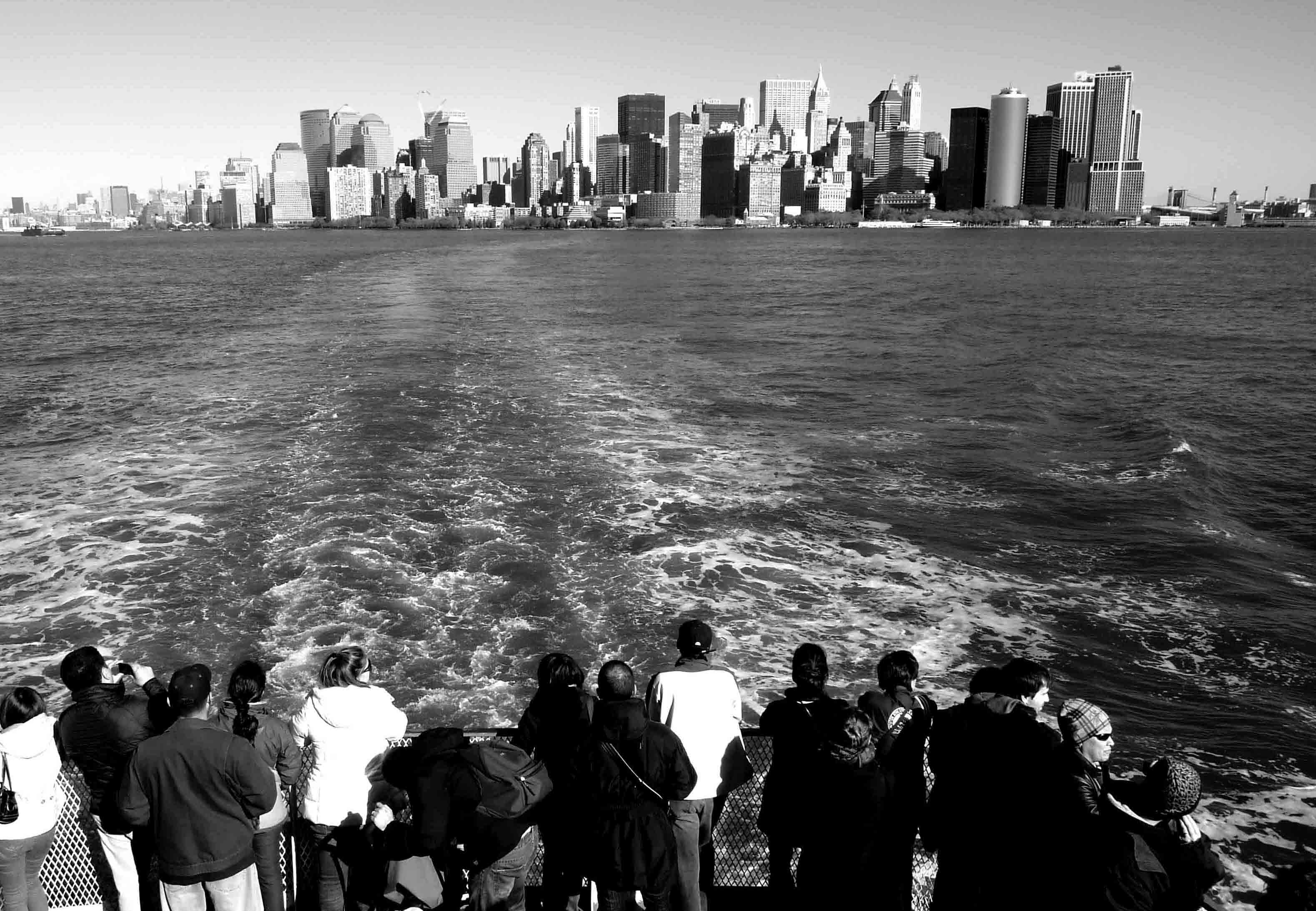 On the Ferry to Manhattan
